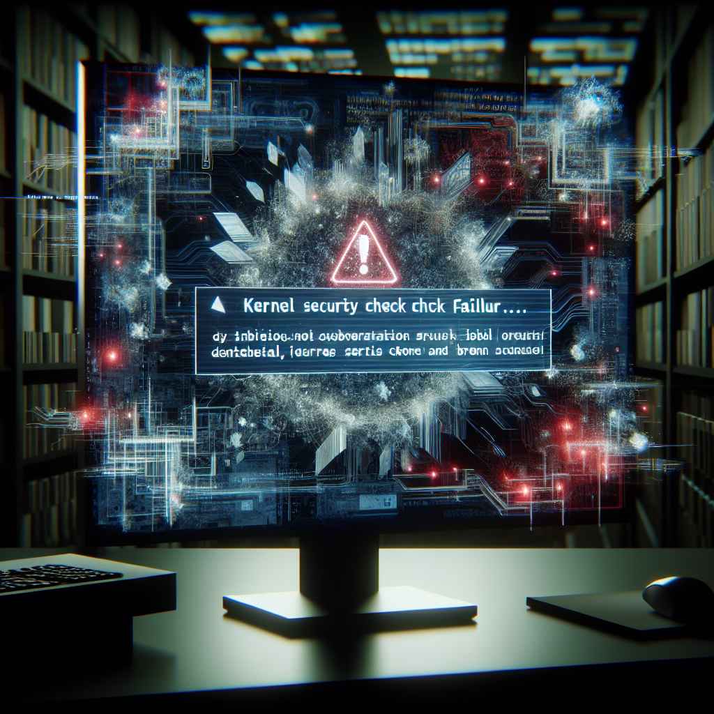 kernel security check failure
